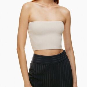 Aritzia Babaton - Sculpted Knit Cropped Tube Top